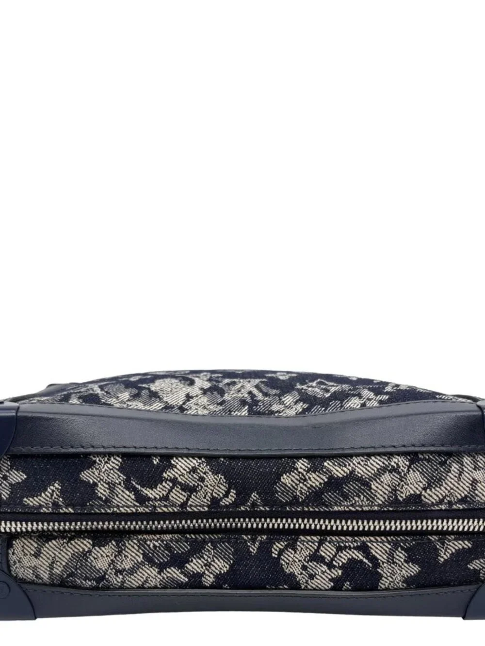 Louis Vuitton Soft Trunk Monogram Tapestry Canvas Crossbody Bag Navy Blue